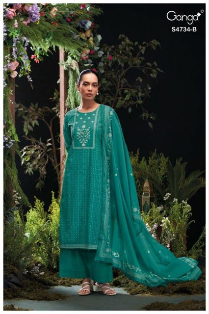 GANGA JIVANSHI 4734 Wholesale Salwar Suit Market in Surat