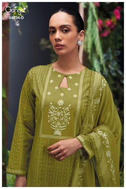 GANGA JIVANSHI 4734 Wholesale Salwar Suit Market in Surat