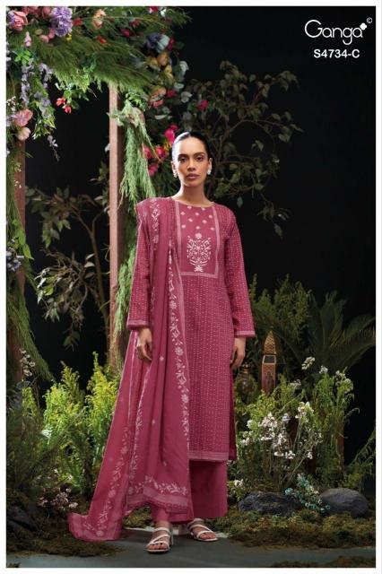 GANGA JIVANSHI 4734 Wholesale Salwar Suit Market in Surat