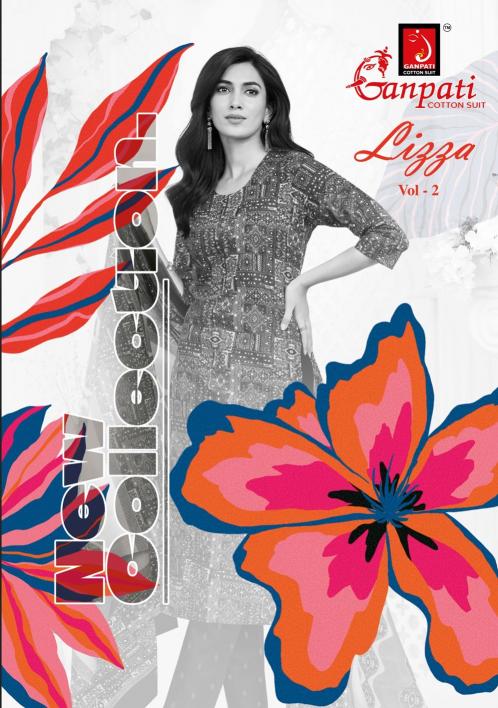 Ganpati Lizza Vol-2 – Kurti Pant With Dupatta - Wholesale Catalog
