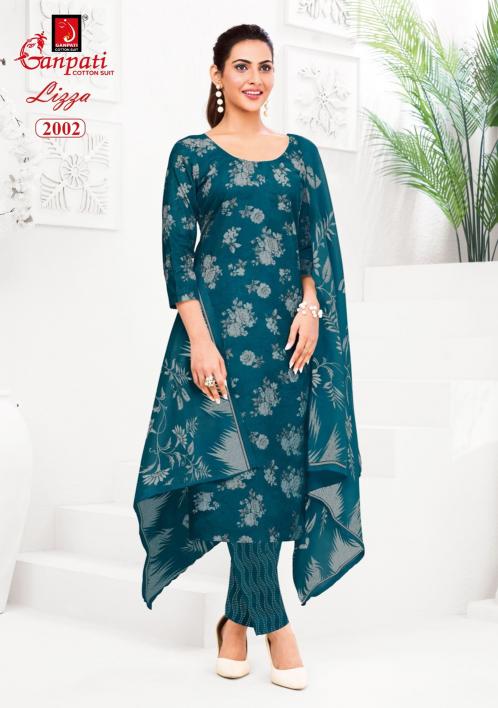 Ganpati Lizza Vol-2 – Kurti Pant With Dupatta - Wholesale Catalog