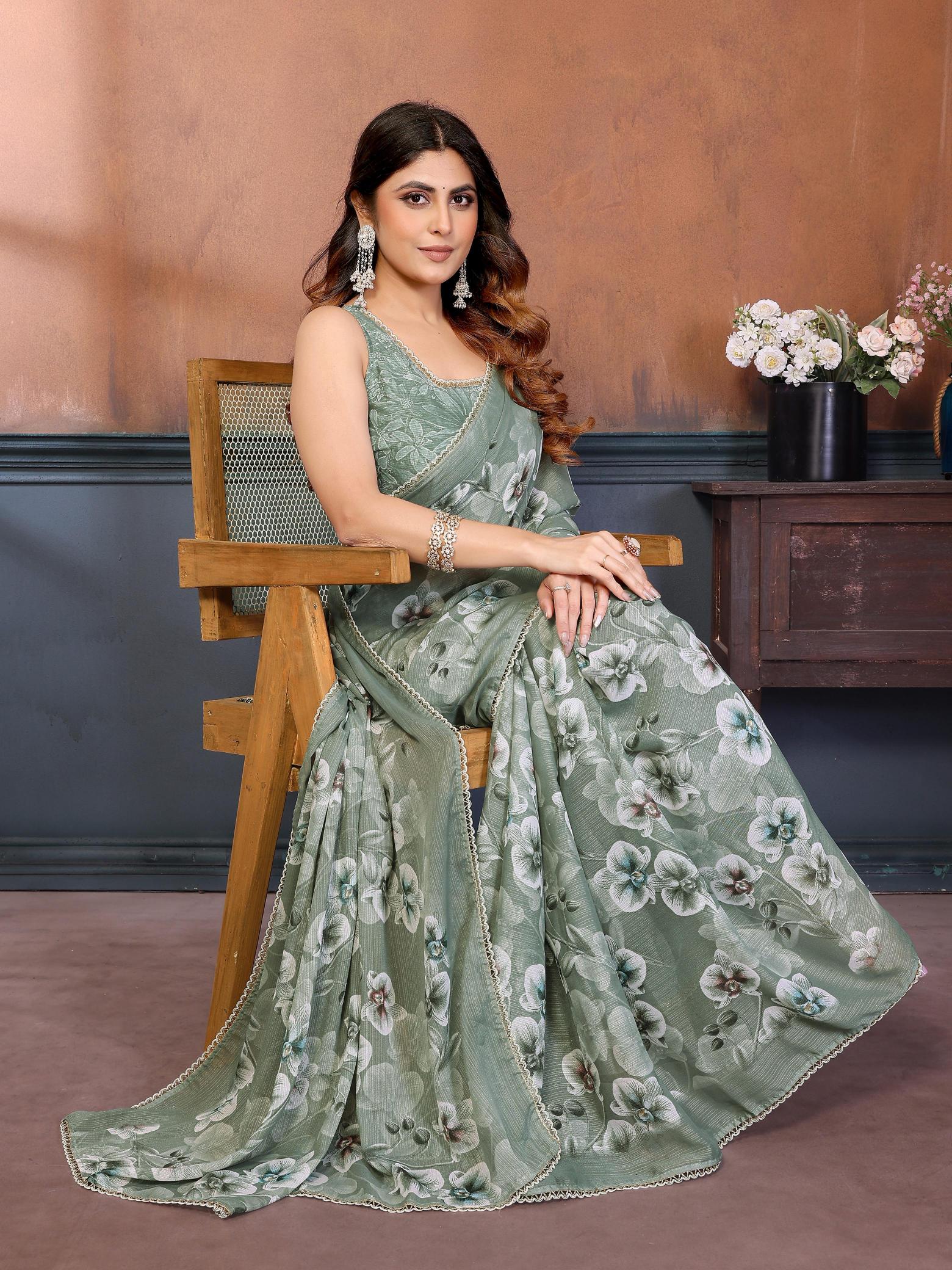GC GEORGETTE SILK Designer sarees wholesale in Hyderabad