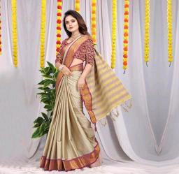 GC  PURE MERCERISED COTTON SILK Saree wholesale suppliers in Hyderabad