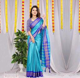 GC  PURE MERCERISED COTTON SILK Saree wholesale suppliers in Hyderabad