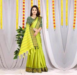 GC  PURE MERCERISED COTTON SILK Saree wholesale suppliers in Hyderabad