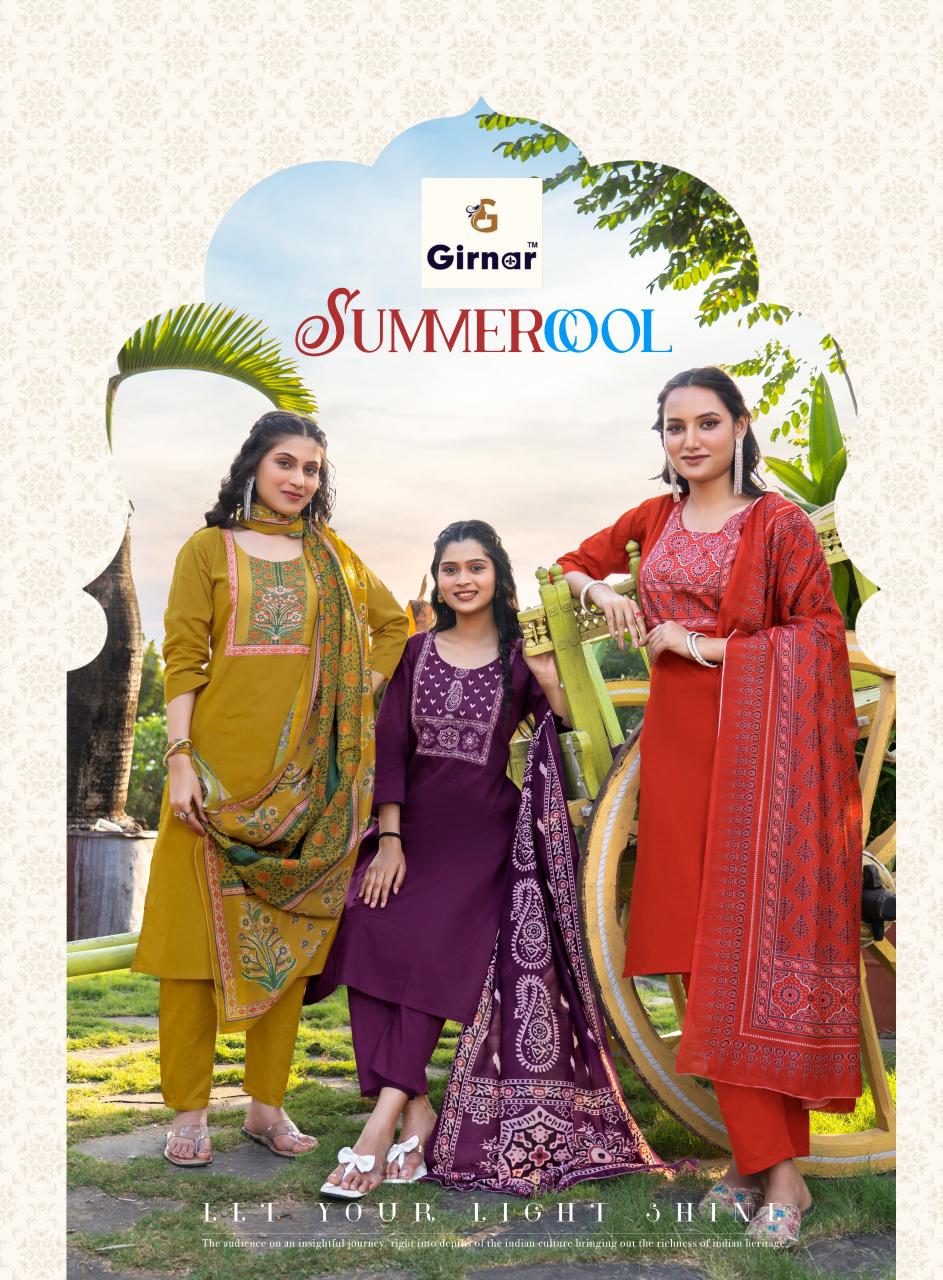 Girner SUMMER COOL VOL 1 Ladies kurti manufacturers in Hyderabad