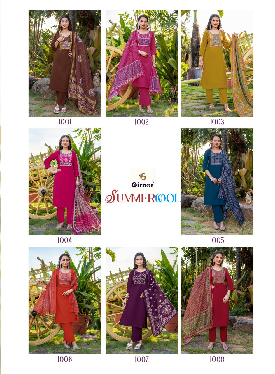 Girner SUMMER COOL VOL 1 Ladies kurti manufacturers in Hyderabad