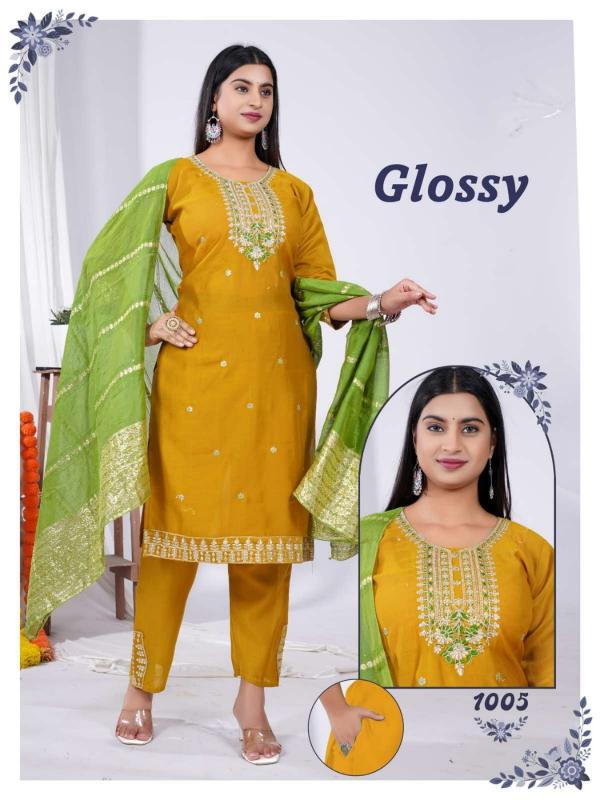 GLOSSY VATICAN SILK  Latest Indian kurtis online