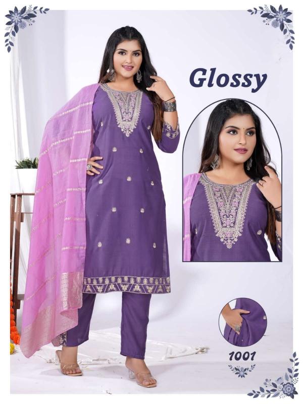 GLOSSY VATICAN SILK  Latest Indian kurtis online