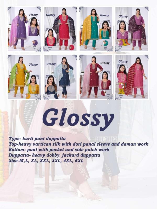 GLOSSY VATICAN SILK  Latest Indian kurtis online