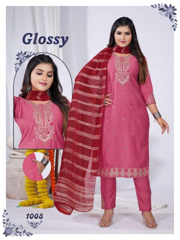 GLOSSY VATICAN SILK  Latest Indian kurtis online