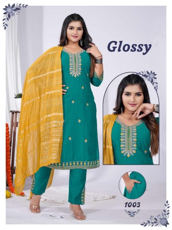 GLOSSY VATICAN SILK  Latest Indian kurtis online