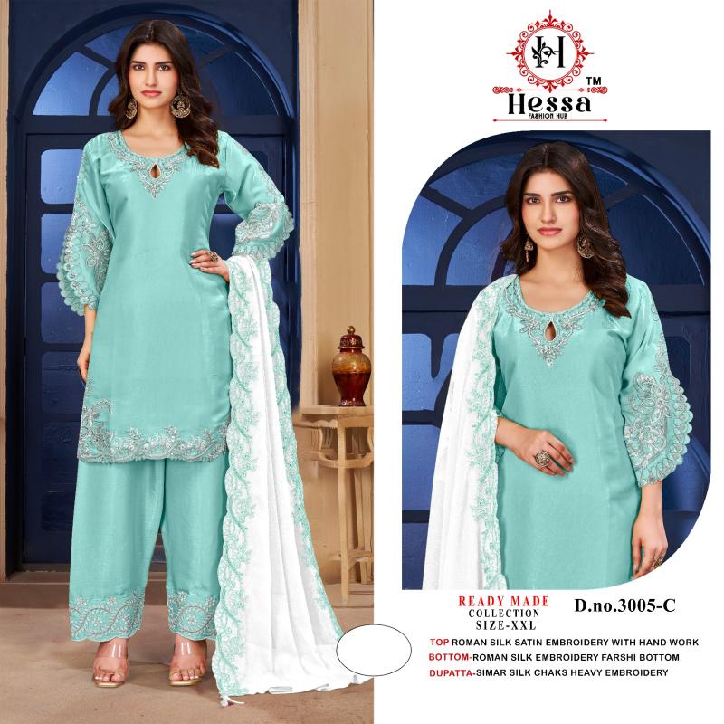 Hessa DESIGN NO 3005 Surat Salwar Kameez manufacturer