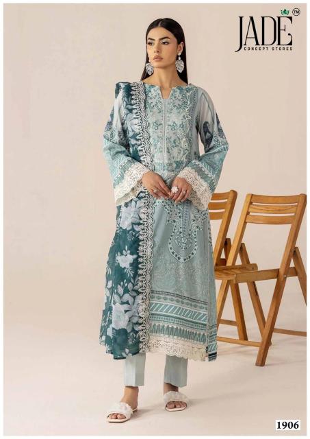 Jade Bin Saeed Vol-19 – Karachi Readymade Kurti Pant Dupatta - Wholesale Catalog