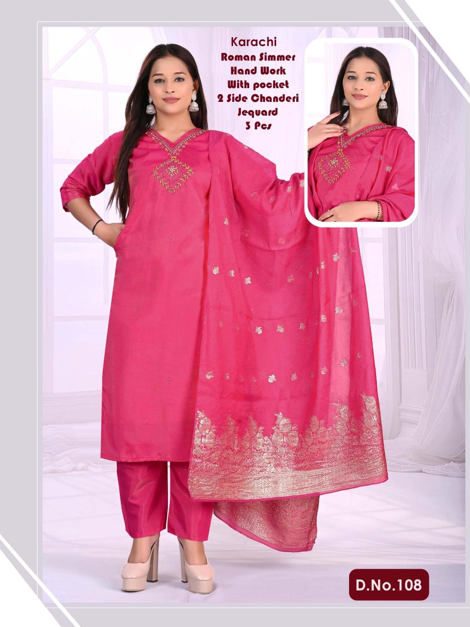 KARACHI WHOLESALE KURTI 3PCS 