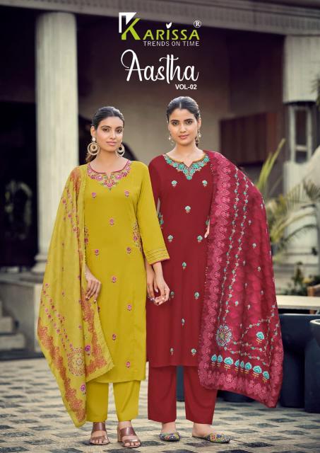 KARISSA AASTHA vol-2 wholesale kurti market in surat with price