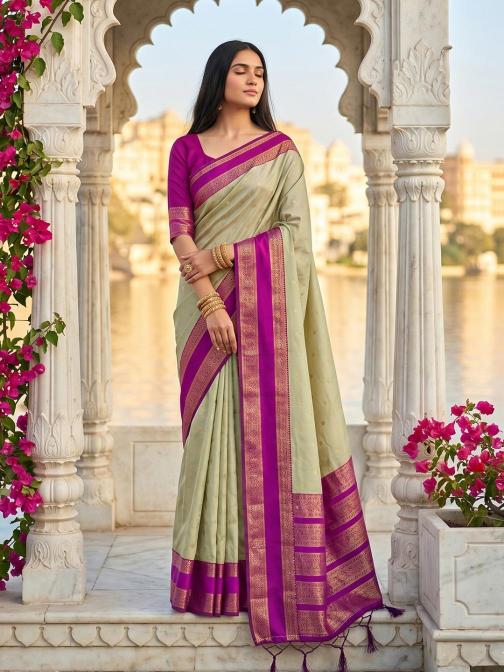 KASHI SILK by SHREE SHYAM FASHION fancy designer Soft Silk fabric saree wholesale with Fancy latkan