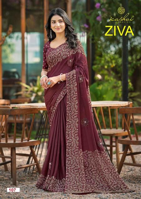 KASHVI ZIVA VOL. 01 Saree manufacturers in Mumbai