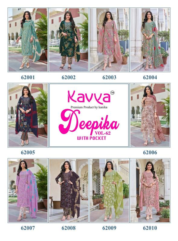 KAVYA DEEPIKA vol 62 Kurti manufacturers in Bangalore