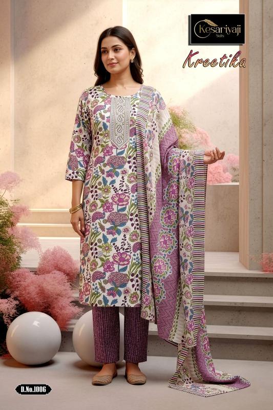 KESHRIYA KREETIKA vol 1 wholesale kurti set india