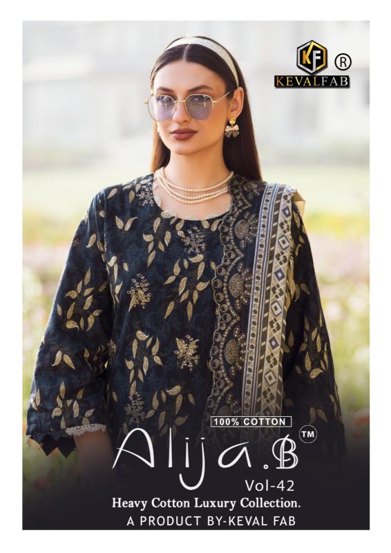 Keval Fab Alija-B Vol-42 – Karachi Dress Material - Wholesale Catalog