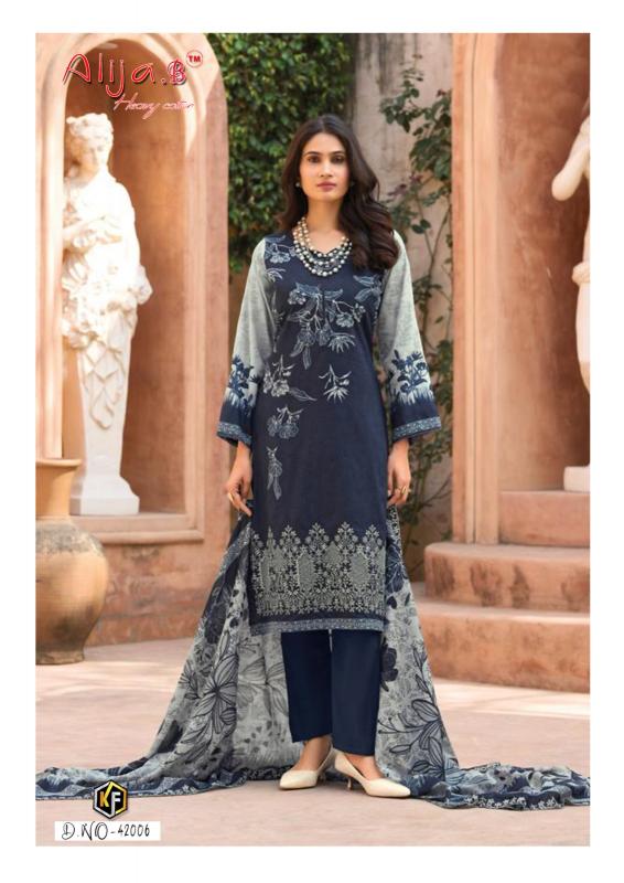 Keval Fab Alija B Vol-42 – Karachi Readymade Kurti Pant With Dupatta - Wholesale Catalog