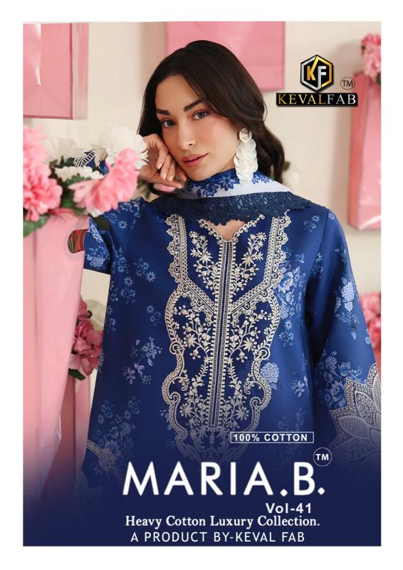 Keval Fab Maria B Vol-41 – Karachi Dress Material - Wholesale Catalog