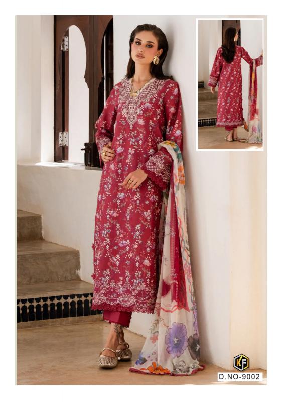 Keval Fab Qurbat Nx Vol-9 – Karachi Readymade Kurti Pant With Dupatta - Wholesale Catalog