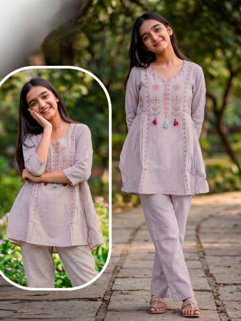 Kids Girls Co Ord Set Kurti manufacturer and wholesaler in Hyderabad