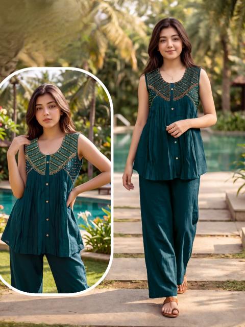Kids Girls Co Ord Set Kurti manufacturer and wholesaler in Hyderabad