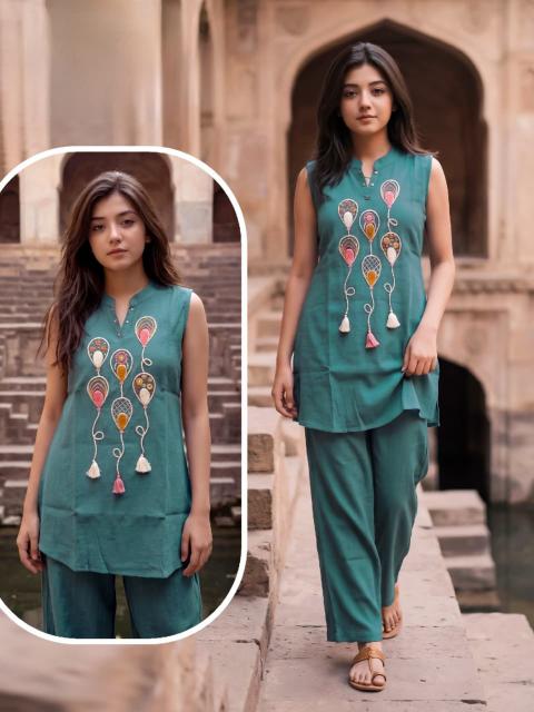 Kids Girls Co Ord Set Kurti manufacturer and wholesaler in Hyderabad