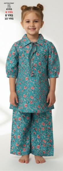 Kids Girls Wear Cotton Print Kurti wholesalers in Hyderabad