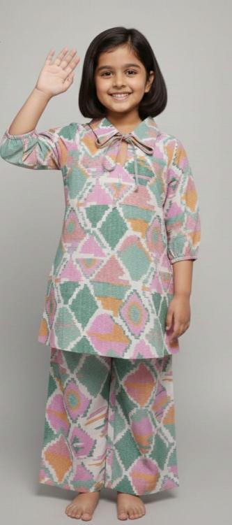 Kids Girls Wear Cotton Print Kurti wholesalers in Hyderabad