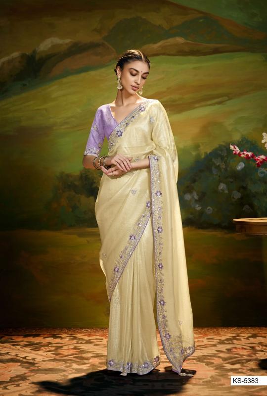 Kimora Tissue Organza Wholesale sarees Kolkata