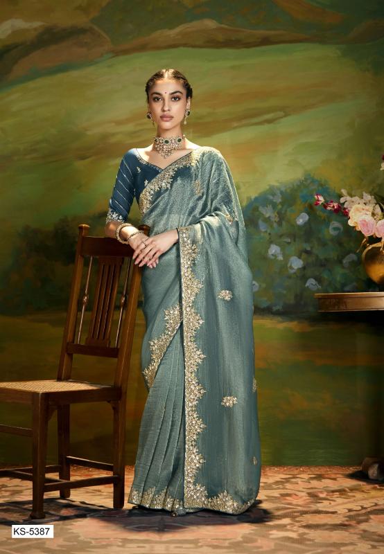 Kimora Tissue Organza Wholesale sarees Kolkata