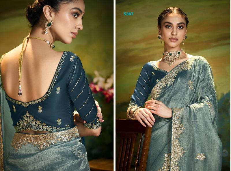 Kimora Tissue Organza Wholesale sarees Kolkata