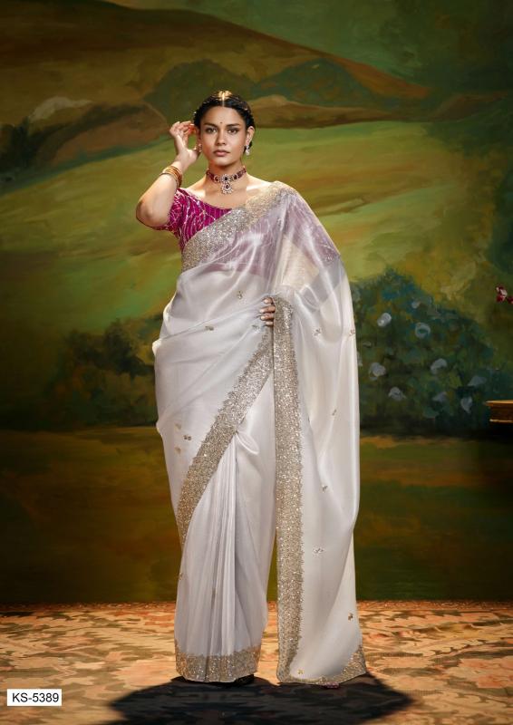 Kimora Tissue Organza Wholesale sarees Kolkata