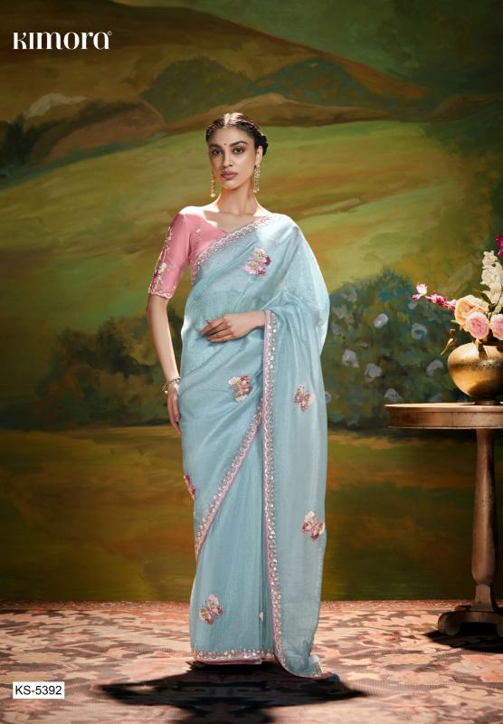 Kimora Tissue Organza Wholesale sarees Kolkata
