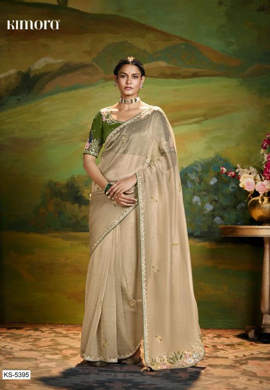 Kimora Tissue Organza Wholesale sarees Kolkata