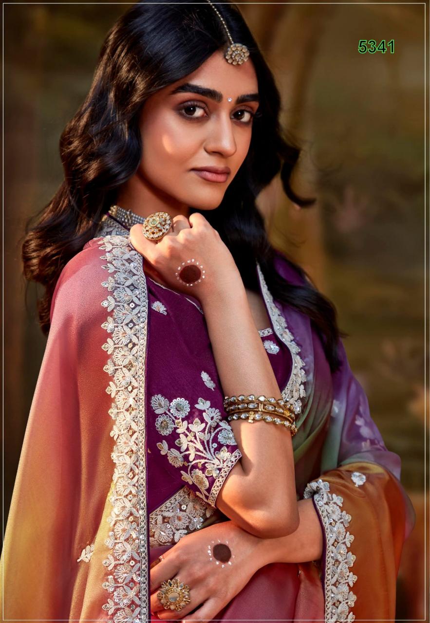 Kimora Tissue Organza Wholesale sarees Kolkata