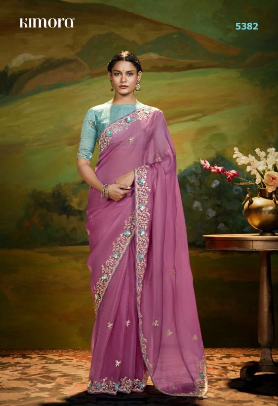 Kimora Tissue Organza Wholesale sarees Kolkata