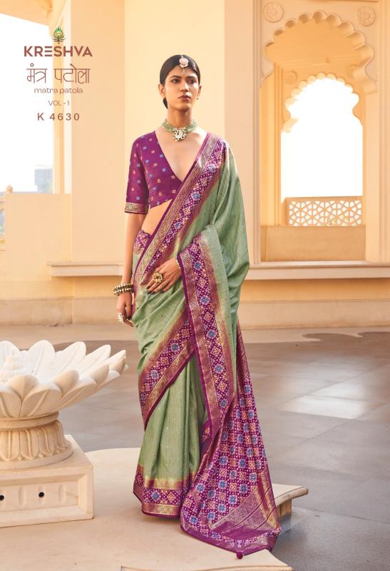 KRESHVA MANTRA PATOLA VOL.-2 Best saree wholesalers in Bangalore
