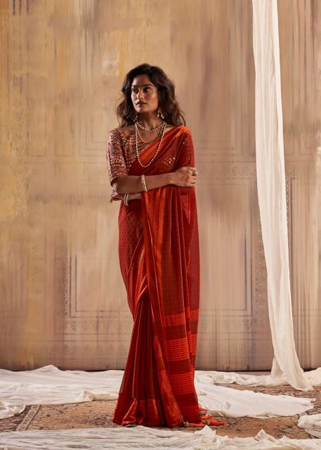 Lagan Georgette Saree wholesale market in Ahmedabad