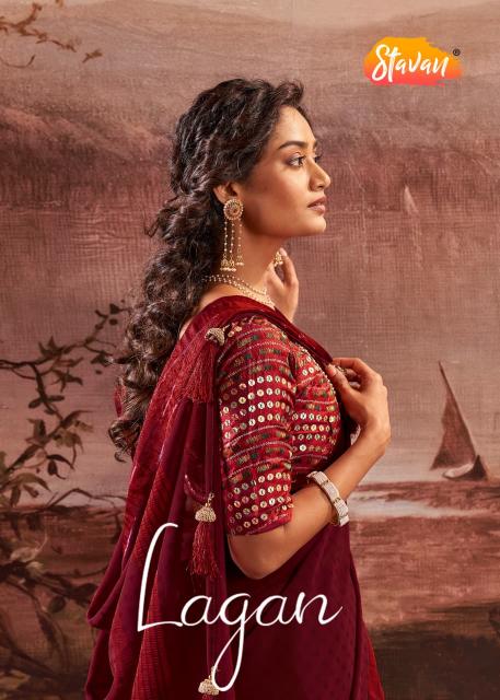 Lagan Georgette Saree wholesale market in Ahmedabad