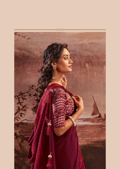 Lagan Georgette Saree wholesale market in Ahmedabad