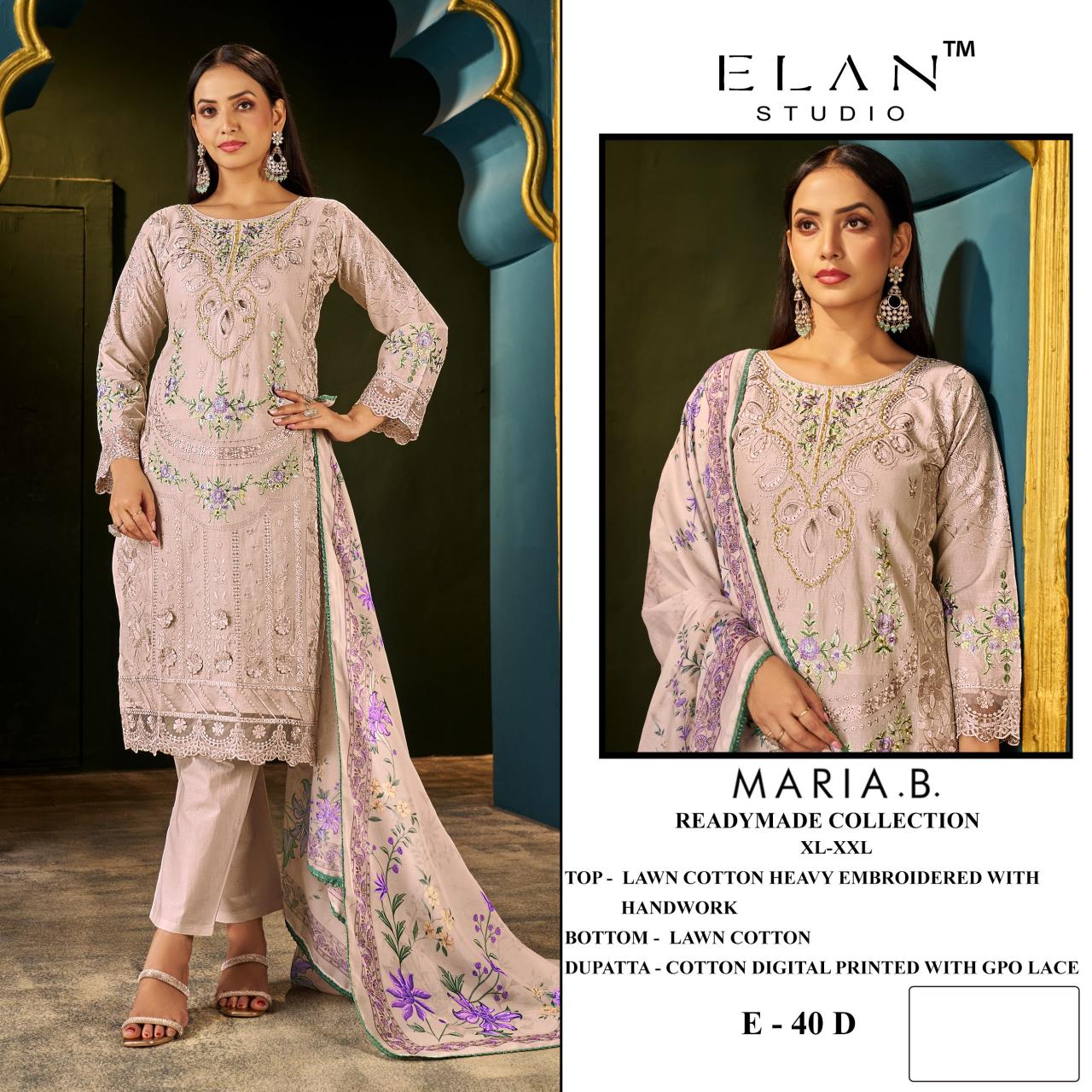MARIA.B ELAN E 40 Wholesale salwar kameez suppliers in Bangalore