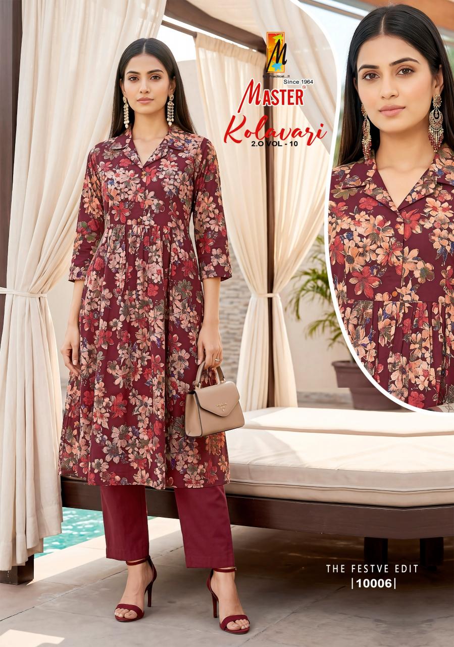 MASTER KOLAVERI 2.0 vol 10 Wholesale kurti manufacturers in Delhi