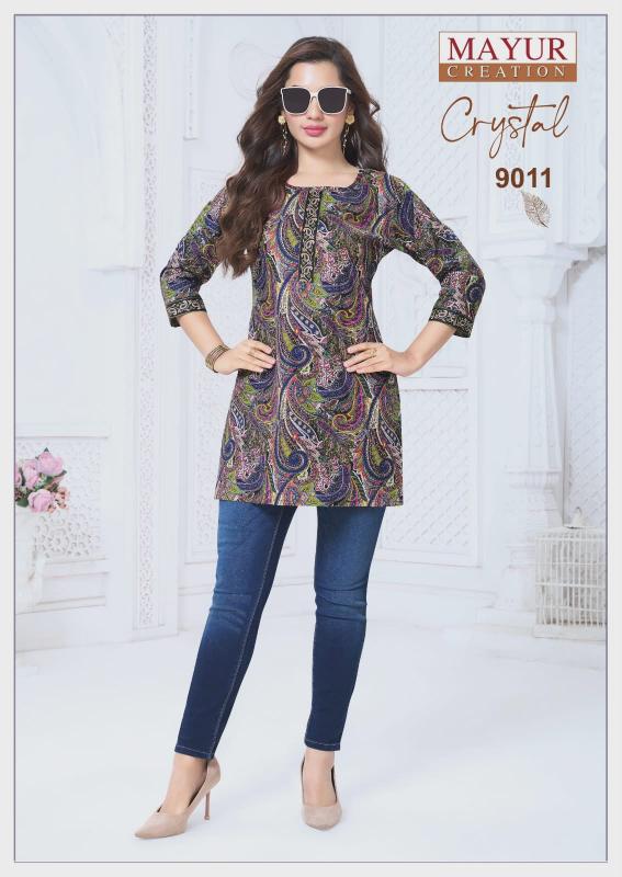 MAYUR crystal VOL 9 Wholesale kurtis in Ahmedabad