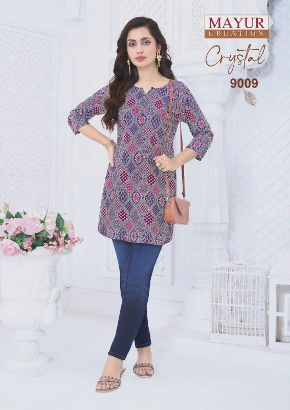 MAYUR crystal VOL 9 Wholesale kurtis in Ahmedabad