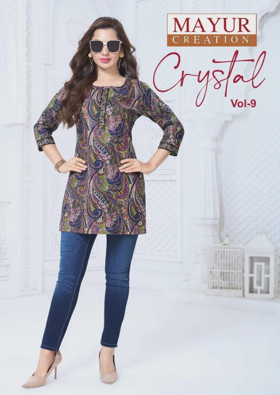 MAYUR crystal VOL 9 Wholesale kurtis in Hyderabad